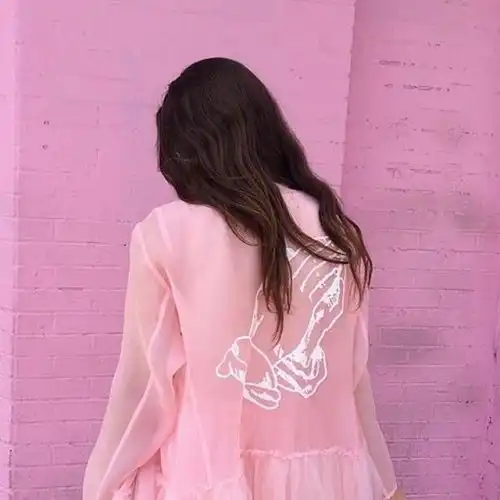 可爱女生粉色系头像头像