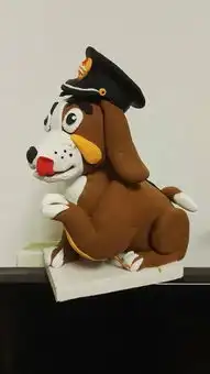 休闲时间和儿子制作的一些粘土卡通,希望表达一份特别的父爱