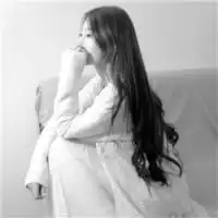 微信黑白女头像图片低落的眼眸充满着伤感