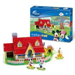 disney迪士尼米奇系列之米奇屋17df16733d立体场景拼图