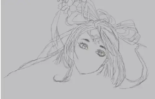 王者荣耀貂蝉简笔画图片