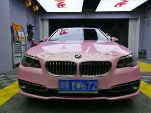 老夫的少女心宝马5系马卡龙紫丁香