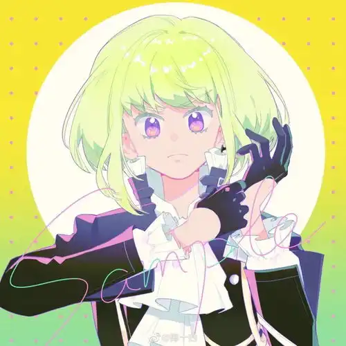 甜美少女心插画女生头像