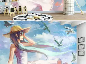 日韩手绘动漫卡通美女萝莉梦幻儿童房背景墙图片设计素材高清模板下载20.97mb儿童房背景墙大全