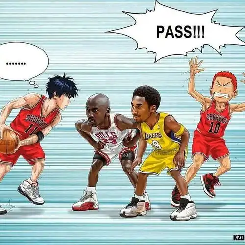 致青春,永远的灌篮高手,如此想象一下灌篮高手遇到nba会怎么样