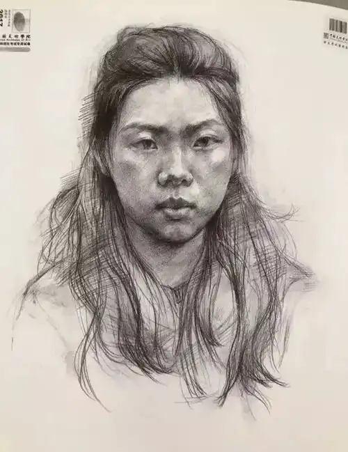 听说你要校考,为你准备了最全面女青年素描头像解析