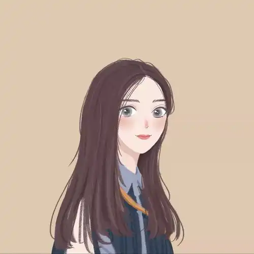 头像女生节可爱插画系列