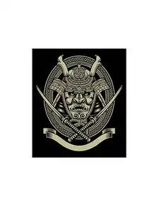 日本复古动漫头像武士