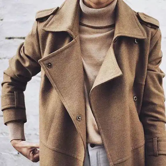 如何才能将高领毛衣穿出电视剧女主的感觉