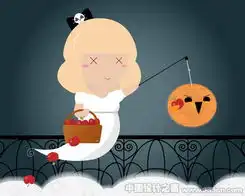 可爱精灵加拿大orangecircle卡通插画二