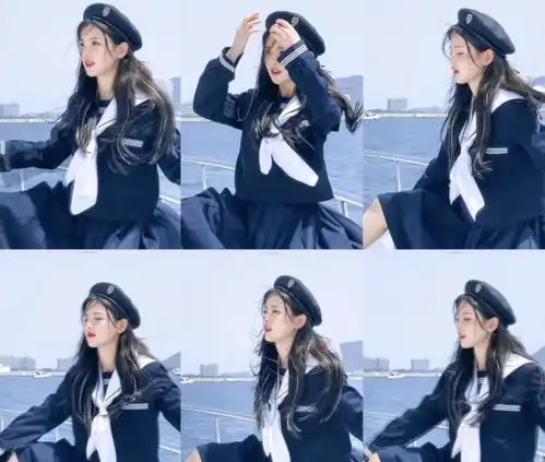 杨超越和闺蜜逛街被偶遇,扎丸子头美得发光,看海景美成漫画少女