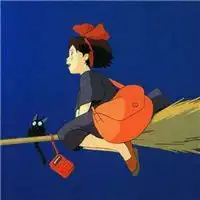 宫崎骏动画风情侣头像