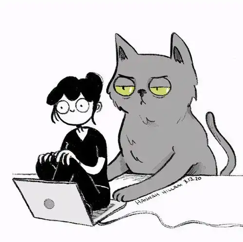 当人和猫猫互换角色,会是怎样的画风哈哈哈这脑洞太大了