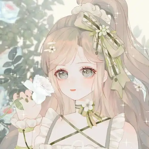 动漫女生头像心只有这么小,应该去记一些重要的东西