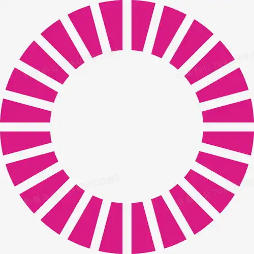 粉色圆圈虚线圆png图片素材免费下载ai格式19271927像素熊猫办公