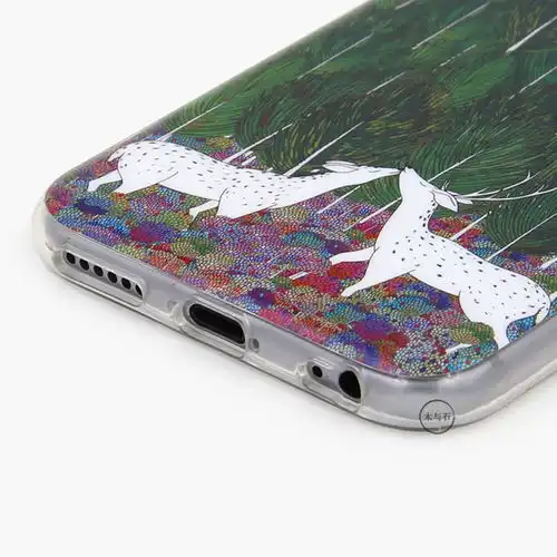 木与石原创手绘插画苹果手机壳deerstory低语系列