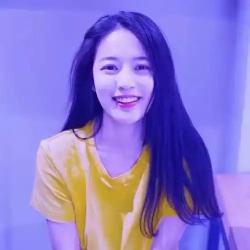 蓝系qq头像女生