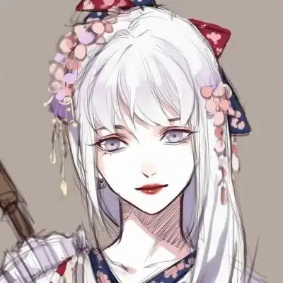 古风系三人闺蜜头像动漫