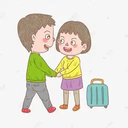 卡通手绘人物情侣见面素材图片免费下载高清psd千库网图片编号11509235