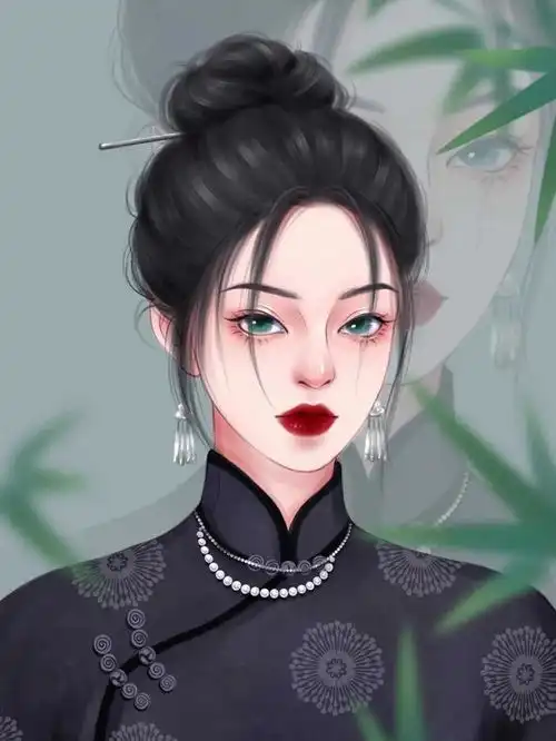 插画丨一组精致的古风女子图