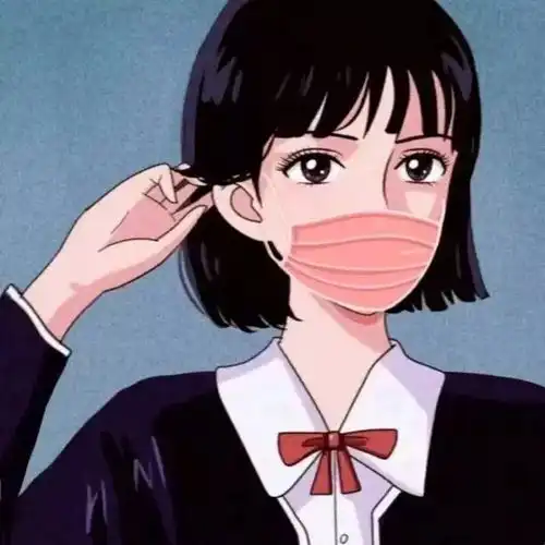 手机壁纸二次元戴口罩动漫人物第二期bygameboy盐泽2020年3月6日