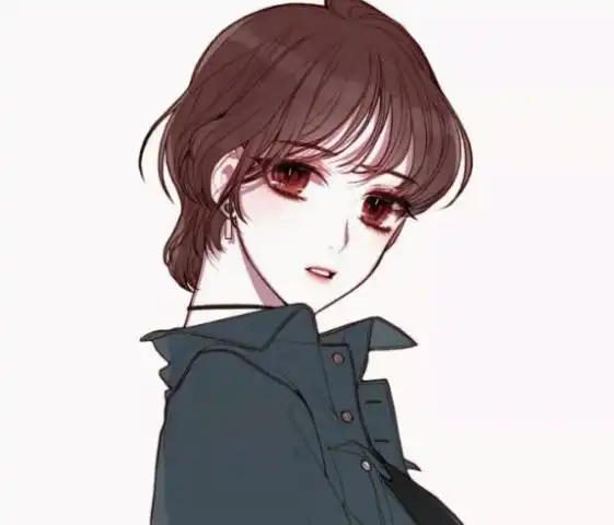 高冷黑白头像男生动漫动