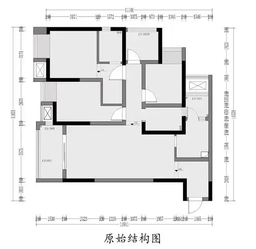105㎡北欧极简三居装修案例效果图土巴兔装修网