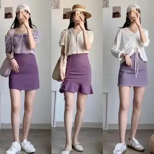 夏日高级感紫色搭配推荐让我们在这个夏季做个仙气直冒的美少女