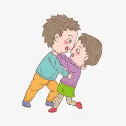 卡通手绘人物深情对视情侣图片素材其他格式下载动漫人物大全