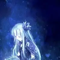 求一张蓝色为主的男躺女膝盖上的图