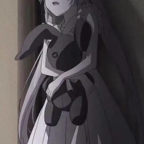 动漫女头像丧系伤感哭泣