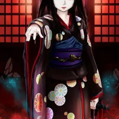 女生头像动漫系地狱少女