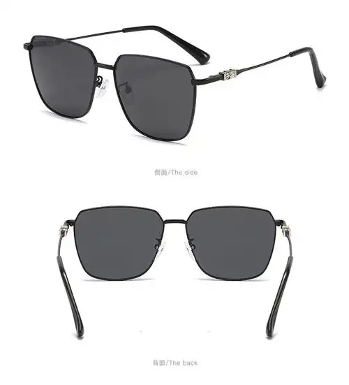 小童马新款金属偏光太阳镜男士变色墨镜防紫外线开车眼镜a