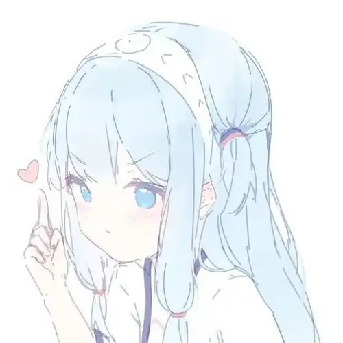 动漫女头可盐可甜的小众插画系列女生头像