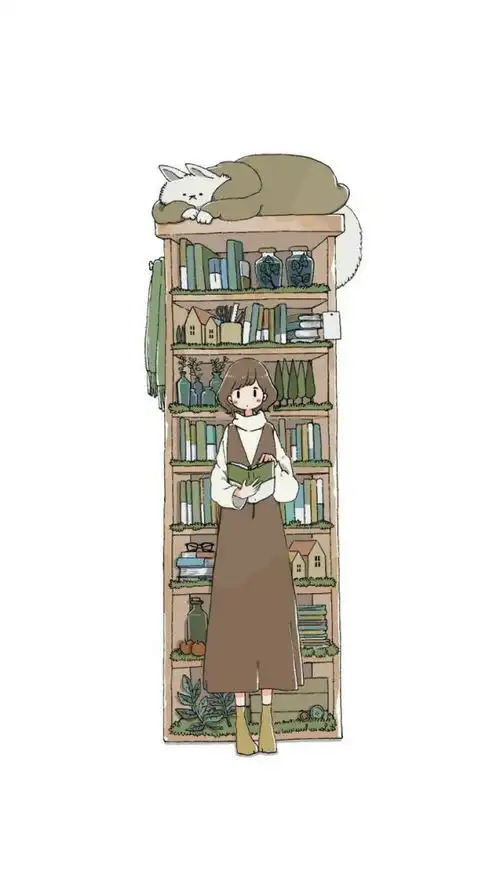 治愈系小清新手绘插画壁纸