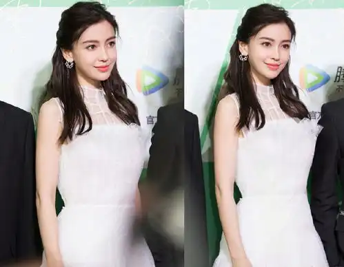 完胜杨幂露肩毛衣配波浪头少女感满满,杨颖穿白色纱裙仙气全无