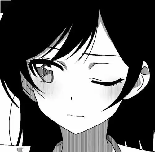 黑色系头像男生漫画女头