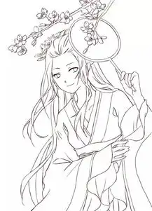 干货唯美古风动漫人物临摹线稿素材,绘画入门学习