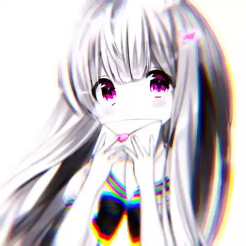 可爱丧系动漫头像粉色系