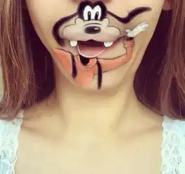化妆师卡通职业头像