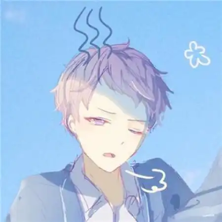 二次元的情侣头像分开,爱情来折磨现在旳自己