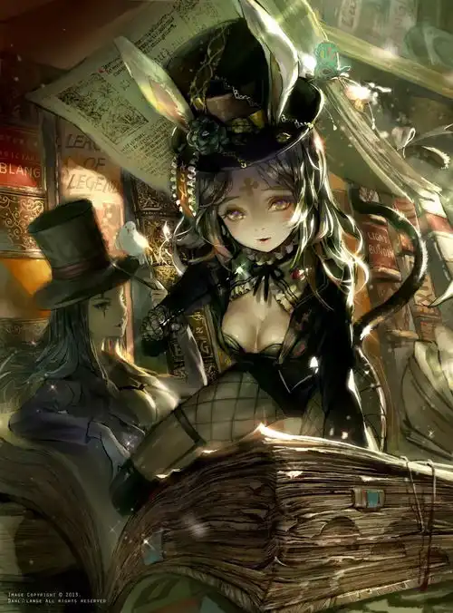 二次元韩系插画作品头像