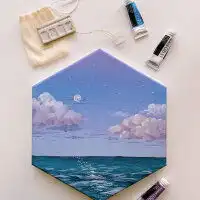 微信背景图和头像配套情侣,微信头像加背景图组情侣一套一人一个朋友圈