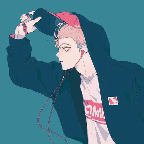 火系头像男帅气动漫男人