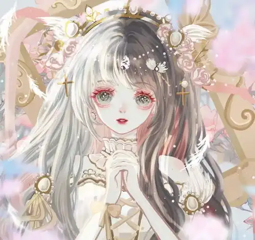 动漫闺蜜头像我是檐上三寸雪,你是人间惊鸿客