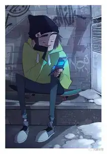 俄罗斯画师puba24治愈系风格人物插画