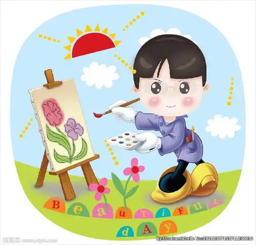 老师画画美术作画艺术图片