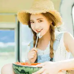 微信头像背影卡通女麻花辫图片微信头像图片大全