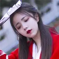qq头像古风女系头像真人红衣