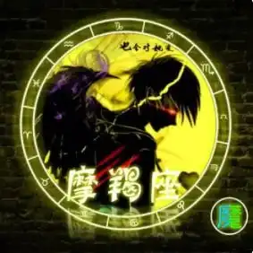 十二星座恶魔头像系列笔